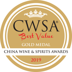 2019 Gold - CWSA China Wine & Spirits Awards