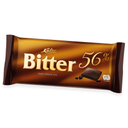 Kalev Bitter 56% Zartbitterschokolade (tume ?okolaad) aus Tallinn in Estland.
