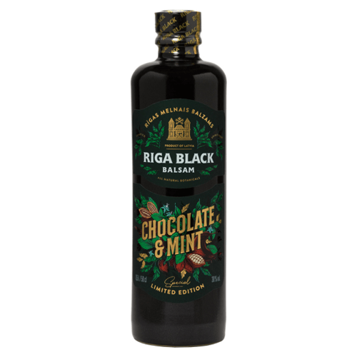 Latvijas Balzams Riga Black Balsam Chocolate & Mint 0,5l aus Lettland.