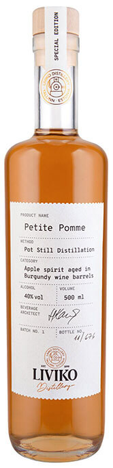 Petite Pomme Apfel Wein gealtert in Burgundischen Weinfässern